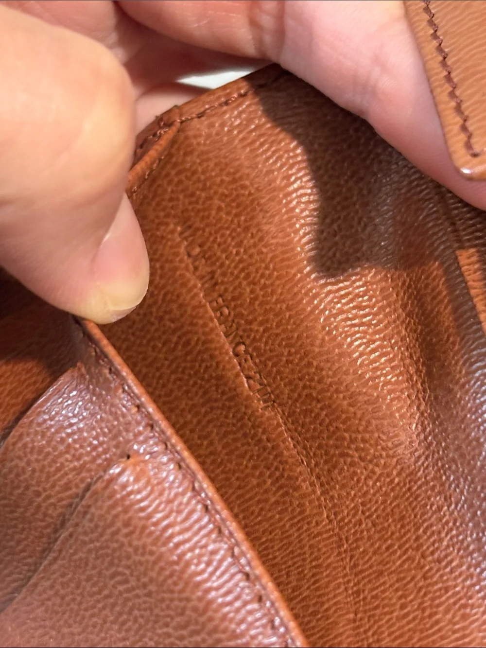 Dunhill Men's Leather Bifold Wallet - Brown made in France